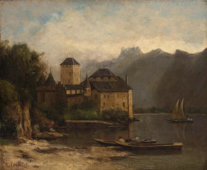 Gustave Courbet - Château Chillon, c. 1874