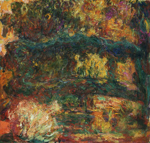Claude Monet - Nymphéas, Japanese Bridge, 1918-1926