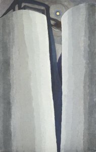 Arthur Dove - Silver Tanks and Moon, 1930