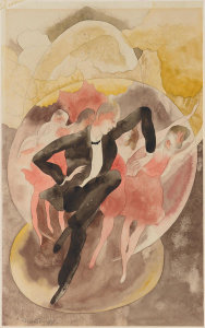 Charles Demuth - In Vaudeville (Dancer with Chorus), 1918