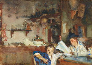 John Singer Sargent - A Venetian Trattoria, c. 1902-1903