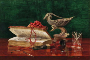 Claude Raguet Hirst - Book Closed over Spectacles, c. 1894