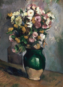 Paul Cézanne - Still Life with Flowers in an Olive Jar, c. 1880