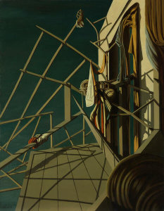 Kay Sage Tanguy - Unicorns Came Down to the Sea, 1948