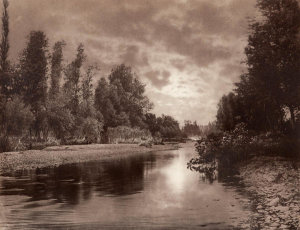 André Giroux - Landscape with Effects of the Moon, c. 1855