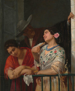 Mary Cassatt - A Balcony in Seville, 1873