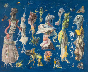 Suzanne van Damme - Surrealist Composition, c. 1943-1947
