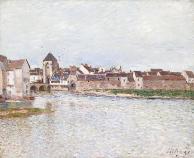 Alfred Sisley - Bridge at Moret-sur-Loing,1891