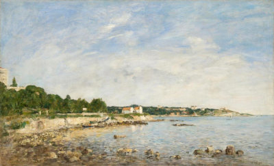 Eugène Boudin - Le Cap, Antibes, 1893