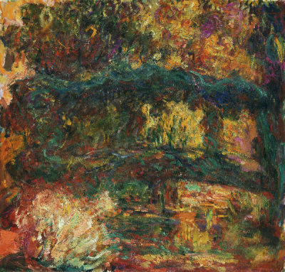 Claude Monet - Nymphéas, Japanese Bridge, 1918-1926