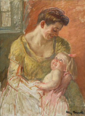Mary Cassatt - Woman and Child, 1908