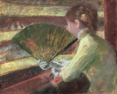 Mary Cassatt - At the Theater (Au théâtre), c. 1879