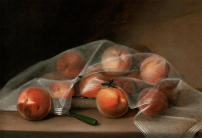 Raphaelle Peale - Peaches Covered by a Handkerchief, 1819