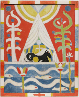Marsden Hartley - Painting No. 4 (A Black Horse), 1915
