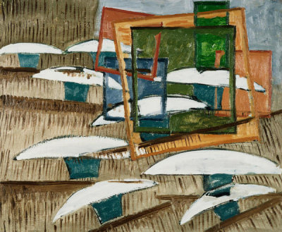 Stuart Davis - Boats, Gloucester, c. 1917