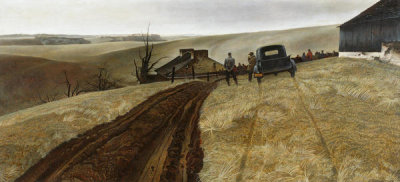 Andrew Wyeth - Public Sale, 1943