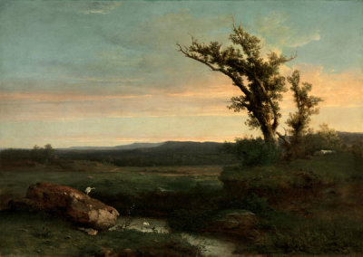 George Inness - Twilight on the Campagna, 1851-1852