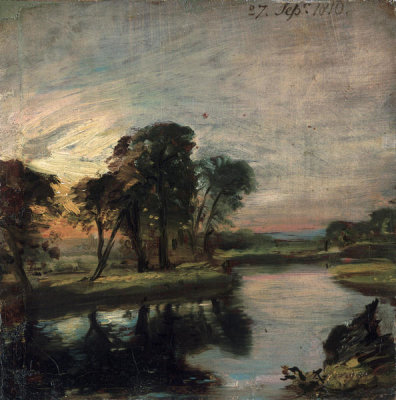 John Constable - The Stour, 1810