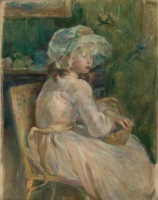 Berthe Morisot - Young Girl with Basket, 1892