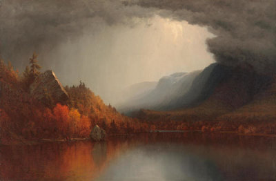 Sanford Gifford - A Coming Storm, 1863, retouched and redated in 1880