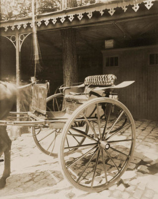 Eugène Atget - Carriage, Bois de Boulogne, 1910